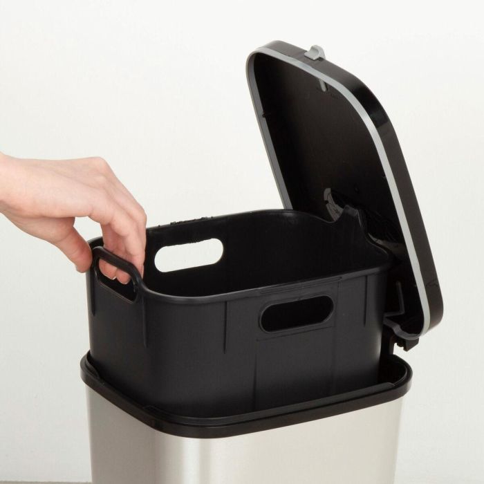 Cubo de basura Curver Gris Plástico 6 L (5 Unidades) 2 Cubo de basura Curver Gris Plástico 6 L (5 Unidades) 2