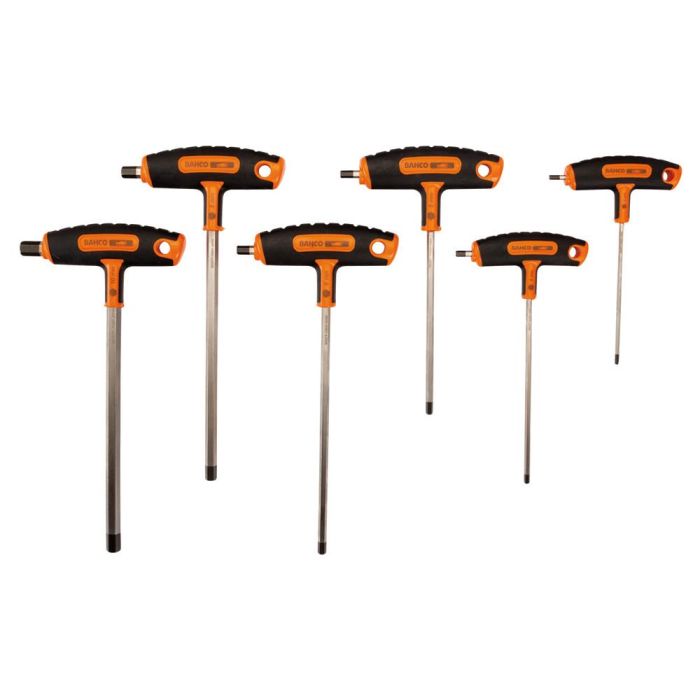 Destornilladores allen mango t, juego de 6 piezas Destornilladores allen mango t, juego de 6 piezas