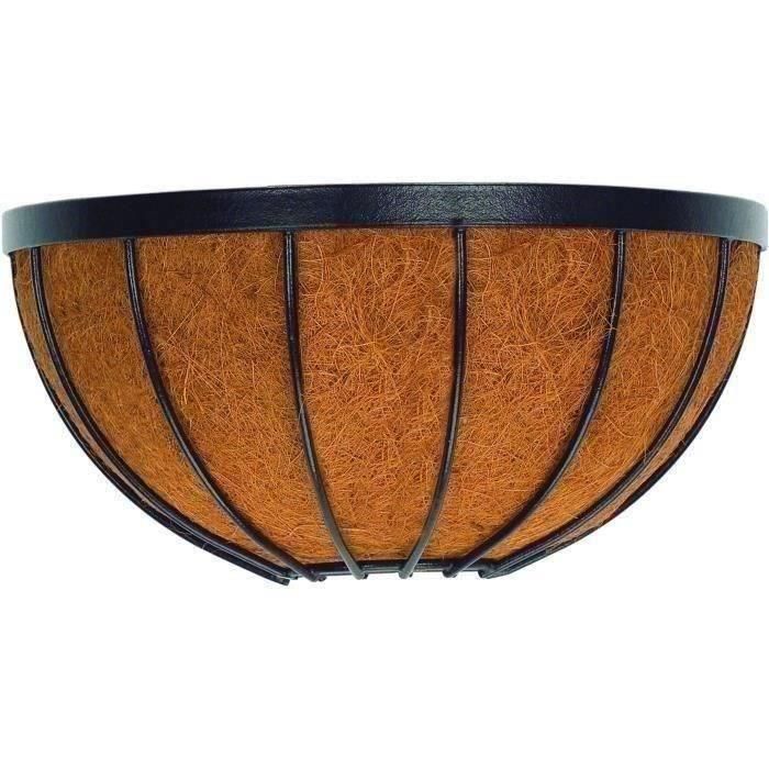 Garden Id 05020134 Cesta de pared con fibra de coco premium Georgian 30x15x19 cm, estructura sólida Garden Id 05020134 Cesta de pared con fibra de coco premium Georgian 30x15x19 cm, estructura sólida