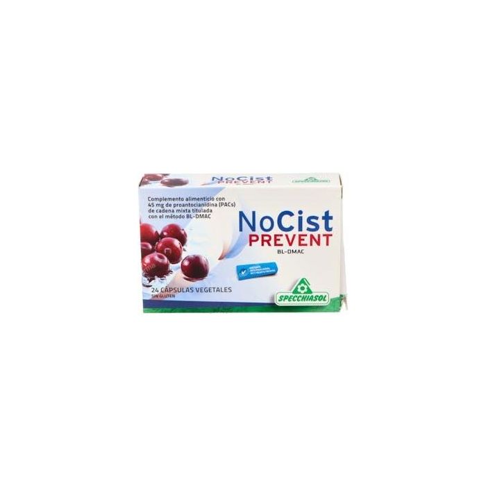 Prevent Nocist 24 Cápsulas con Arándano Rojo, N-Acetilcisteína y Abedul para el Bienestar de las Vías Urinarias