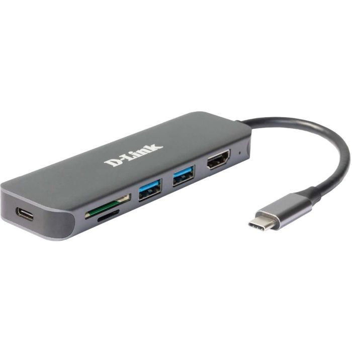 D-Link Docking USB Tipo C con 2 puertos USB 3.2 Gen 1, HDMI 1.4, lector de tarjetas, 4K Ultra HD, compatible con Windows y Mac OS 0 D-Link Docking USB Tipo C con 2 puertos USB 3.2 Gen 1, HDMI 1.4, lector de tarjetas, 4K Ultra HD, compatible con Windows y Mac OS 0