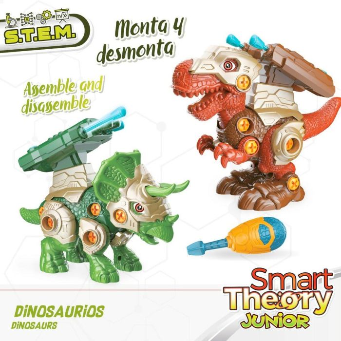 Set 2 Dinosaurios Colorbaby 21 x 14 x 9,5 cm articulado Lanza Proyectiles 4 Unidades Dinosaurio 5