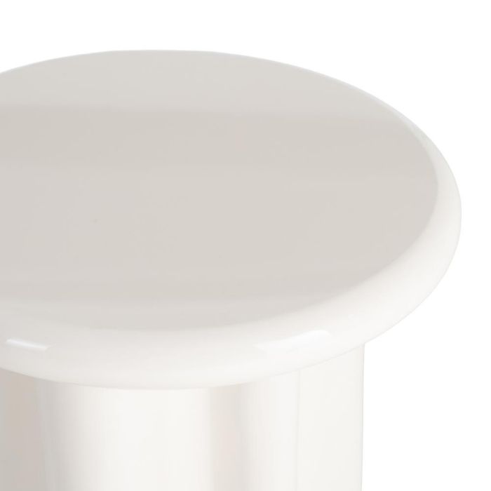 Mesa Auxiliar Lacado Crema Dm Salón 50 X 50 X 50 cm