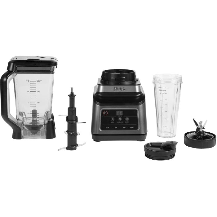 Ninja BN750EU Batidora de Vaso y Procesador de Alimentos 2-en-1 con Auto-iQ, 1200W, 2.1L, Picahielos 7 Ninja BN750EU Batidora de Vaso y Procesador de Alimentos 2-en-1 con Auto-iQ, 1200W, 2.1L, Picahielos 7