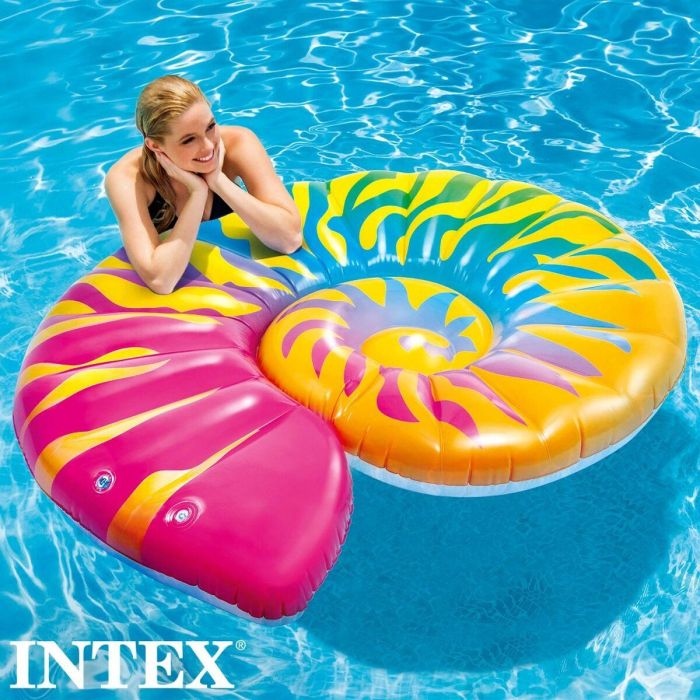 Colchoneta Hinchable Intex Caracola 15,7 x 25 x 12,7 cm (4 Unidades) 4