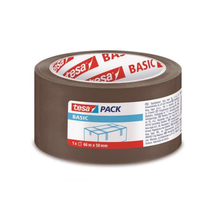 Pack 6 Cintas de Embalaje Basic 50Mm.X66M. Marron TESA 58571-00000-00