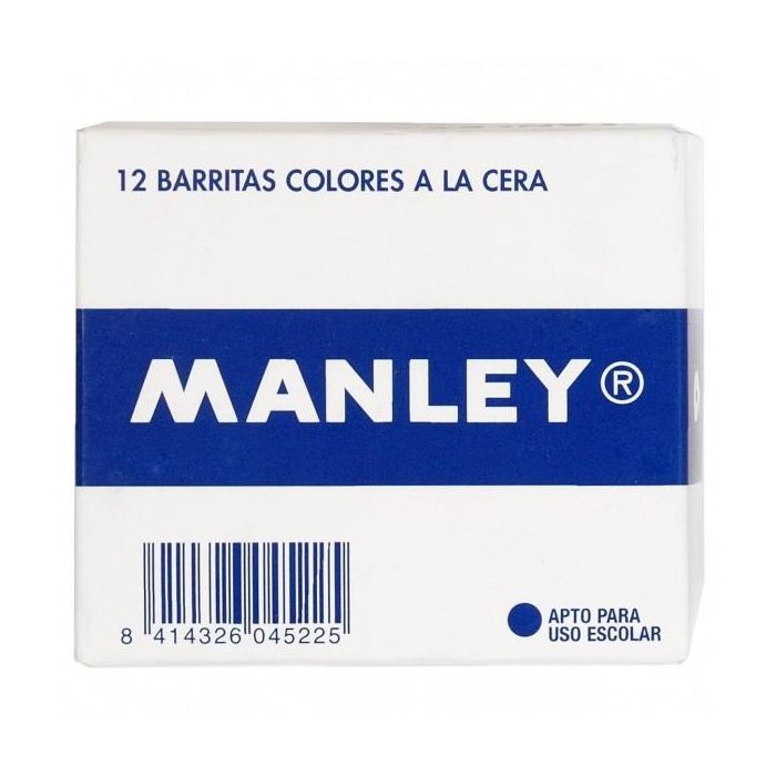 Lapices Cera Manley Unicolor Pardo N.29 Caja De 12 Unidades