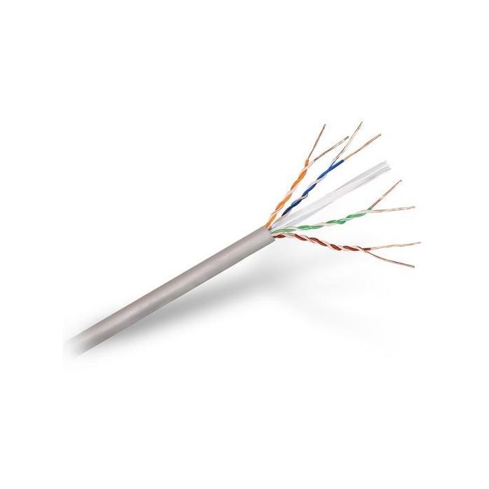 Aisens Bobina De Cable De Red Rj45 Cat.6 Utp Rígido Awg24 Para Instalación Gris 100M Aisens Bobina De Cable De Red Rj45 Cat.6 Utp Rígido Awg24 Para Instalación Gris 100M