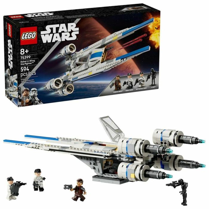 LEGO 75399 Star Wars Caza estelar Ala-U Alianza Rebelde Andor Set de Construcción Niños 8+ años 0 LEGO 75399 Star Wars Caza estelar Ala-U Alianza Rebelde Andor Set de Construcción Niños 8+ años 0