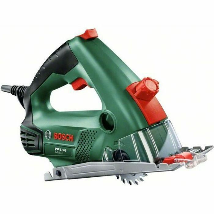 Bosch PKS 16 Multi Sierra Circular Eléctrica, 400W, 65mm Disco, 16mm Profundidad Corte, 6400 rpm, + 3 Hojas Bosch PKS 16 Multi Sierra Circular Eléctrica, 400W, 65mm Disco, 16mm Profundidad Corte, 6400 rpm, + 3 Hojas
