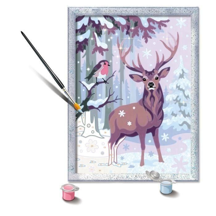 Kit de pintura por números CreArt Kids "Ciervo romántico" (18 x 24 cm), 25831, Ravensburger 1 Kit de pintura por números CreArt Kids "Ciervo romántico" (18 x 24 cm), 25831, Ravensburger 1