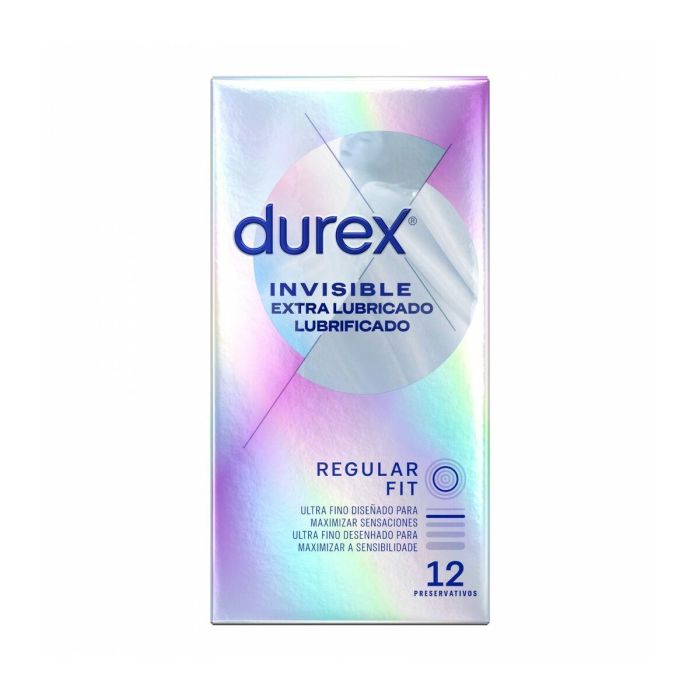 Durex Preservativos INVISIBLE extra lubricado transparente 12 unidades 1 Durex Preservativos INVISIBLE extra lubricado transparente 12 unidades 1