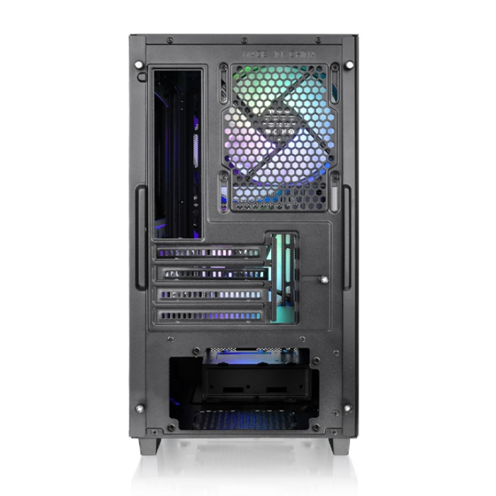 THERMALTAKE Versa H16 TG ARGB Micro Torre Negro Caja de PC con Panel de Cristal Templado y Iluminación ARGB 4
