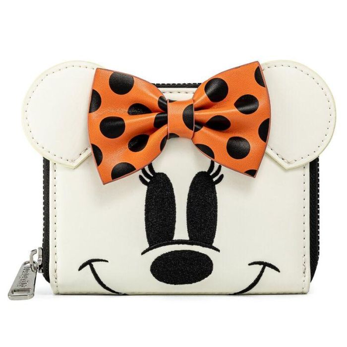 Loungefly Cartera Fantasma Minnie Disney Billetera 12x10cm