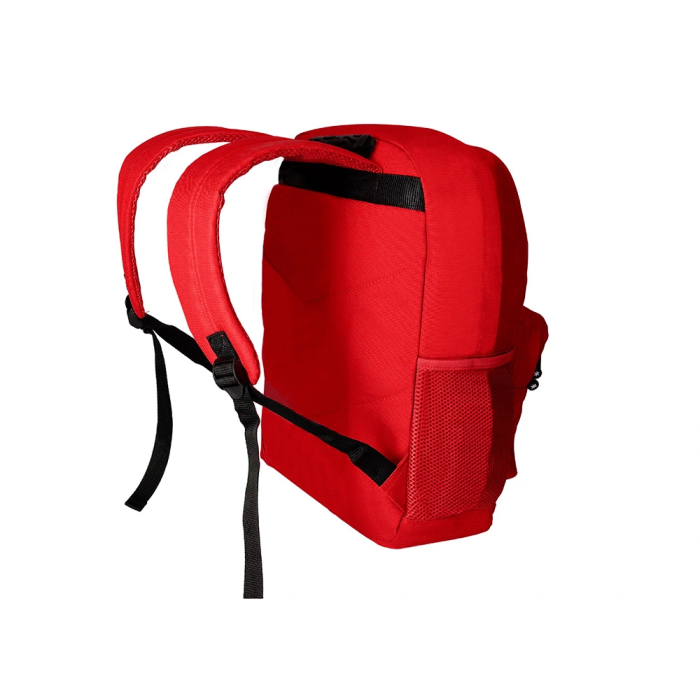Antartik Mochila Escolar Roja 320x140x430 mm con Bolsillo Portátil 15.6" y Múltiples Bolsillos 7