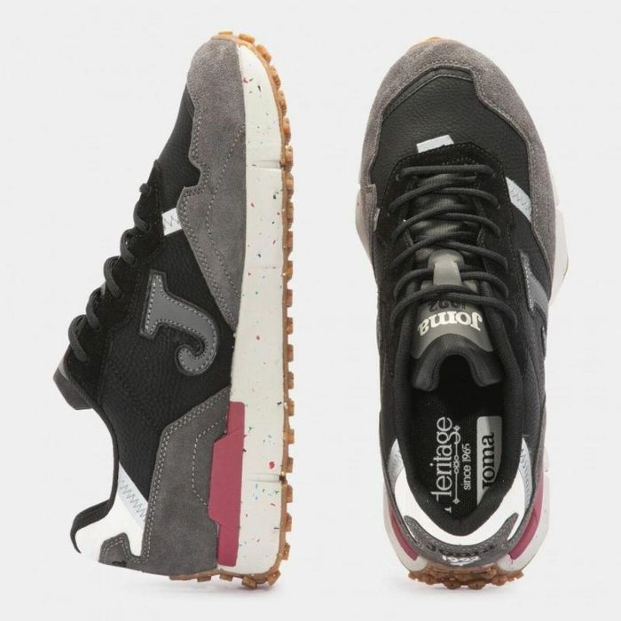 Zapatillas de Tenis para Hombre Joma Sport C.1992 2401 Negro Gris 2