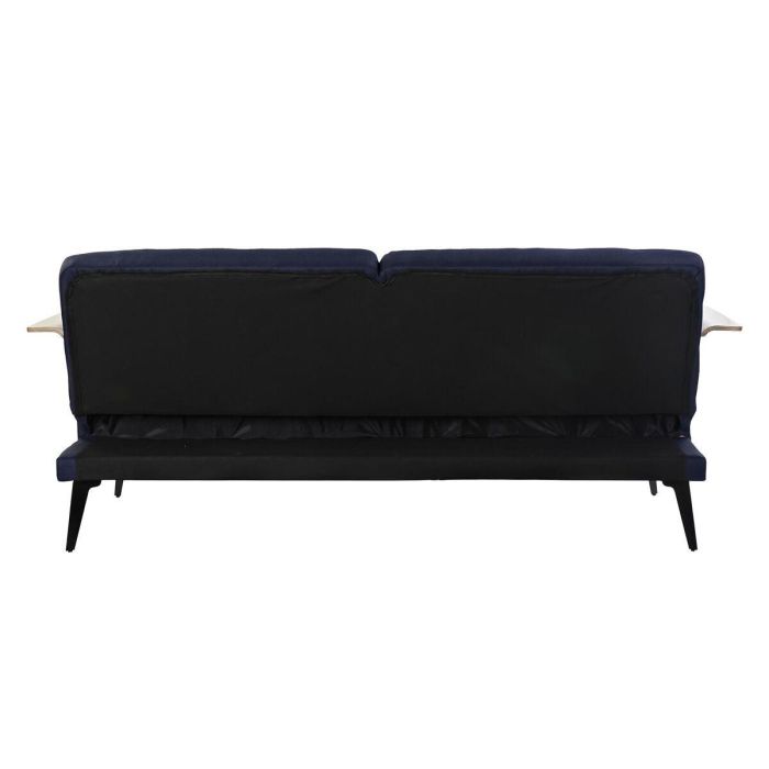 Sofa Cama Urban DKD Home Decor Azul Marron 87 x 81 x 203 cm 4