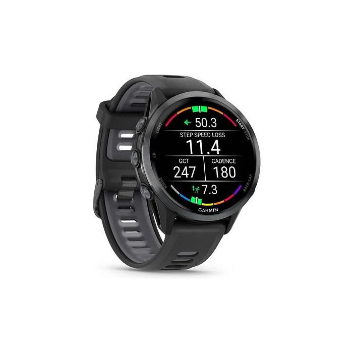 Garmin Forerunner 970 - Reloj Inteligente GPS Multideporte con Pantalla AMOLED Táctil de 47 mm en Titanio Negro/Amarillo, ANT+, Wifi, Monitor Cardiaco y 15 Días de Batería