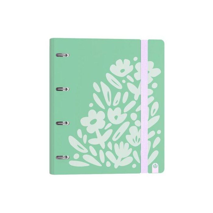 Carchivo Carpeta Anillas 4x35 mm Carpeblock 360 C-Recambio 100H, 90 gr, 4 Separadores Pp Rígido Foam, Verde