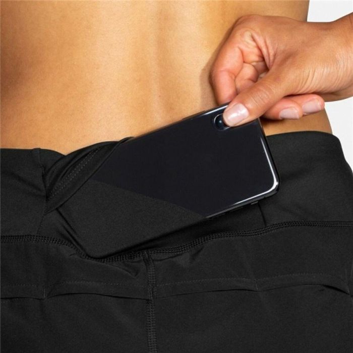 Pantalones Cortos Deportivos para Mujer Brooks Chaser 5" Negro 2 Pantalones Cortos Deportivos para Mujer Brooks Chaser 5" Negro 2