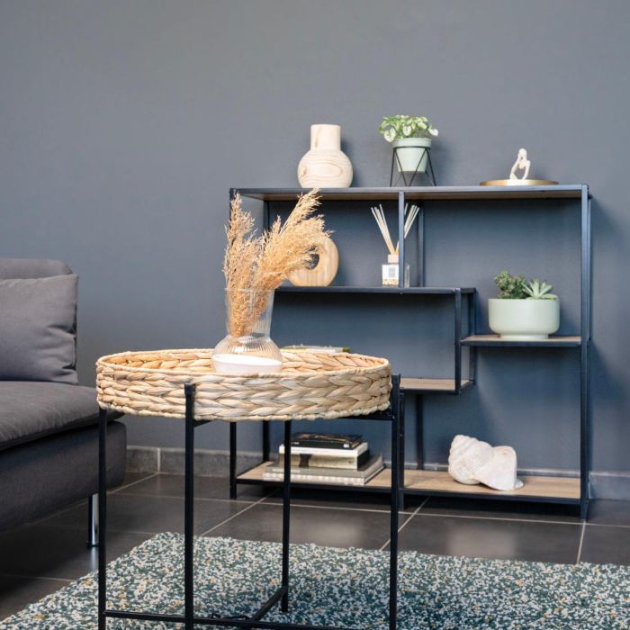 Vinthera Moa Consola Multifuncional Madera Metal 100X34X90 cm 3 Vinthera Moa Consola Multifuncional Madera Metal 100X34X90 cm 3