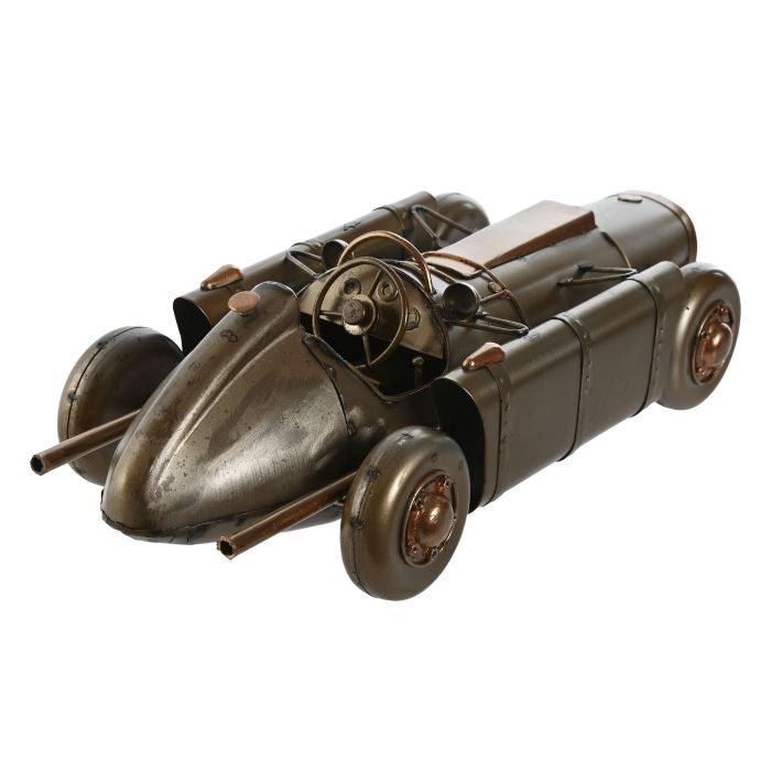 Figura Decorativa Home ESPRIT Champán Coche Vintage 28 x 12 x 9 cm 2