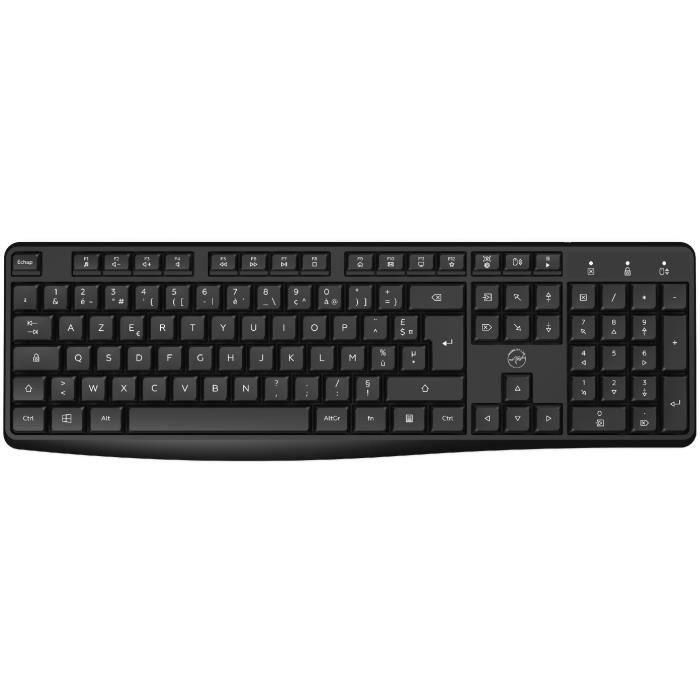 Teclado inalámbrico - MOBILITY LAB - Deluxe - AZERTY - Negro