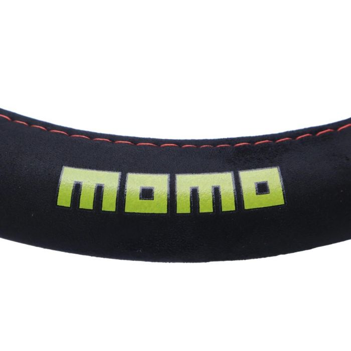 Momo Funda Volante Momo Easy Microf. Red-Black_M 38-39 cm 2