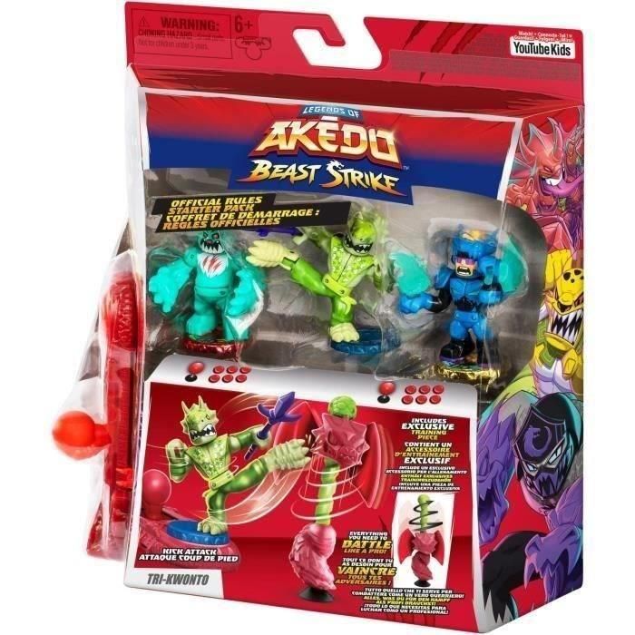 Figuras en miniatura - MOOSE TOYS - Starter Pack Beast Strike - Akedo 5 Figuras en miniatura - MOOSE TOYS - Starter Pack Beast Strike - Akedo 5