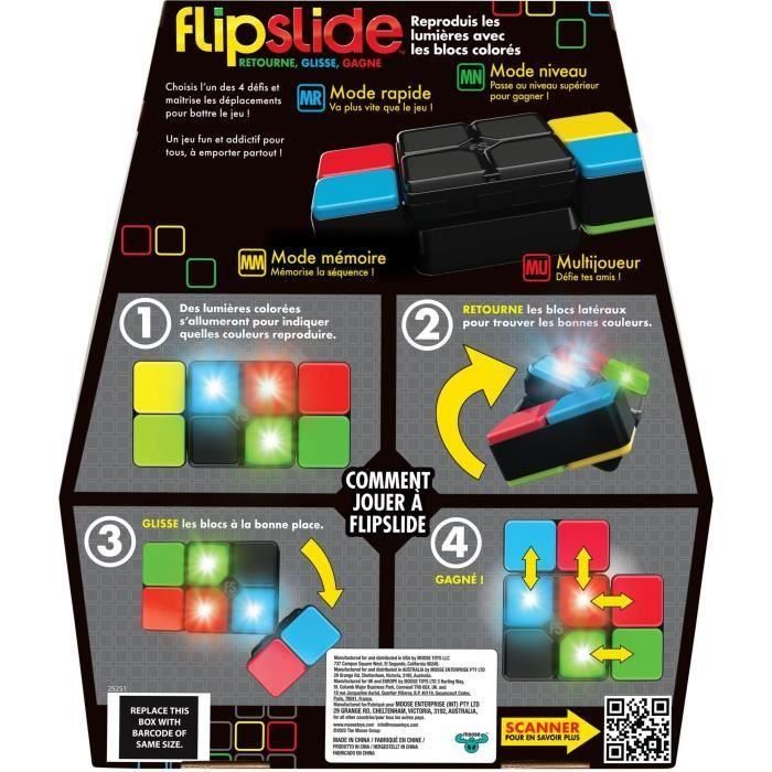 Flipslide - MOOSE TOYS - Juego electrónico de combinación de luces, con pilas incluidas 1