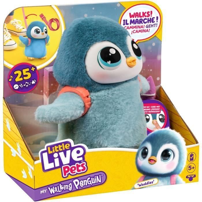 Mi Pequeño Pingüino - MOOSE TOYS - LITTLE LIVE PETS - Pingüino electrónico interactivo con accesorios 2