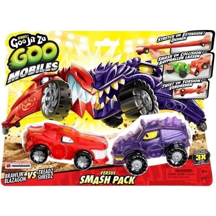 Vehículos en miniatura - MOOSE TOYS - GOO MOBILES - BLAZAGON VS TREADS SHREDZ