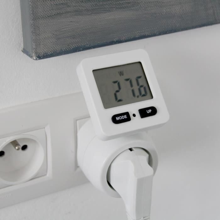 Chacon 54351 Medidor de Consumo de Energía Eléctrica con Criba Giratoria Modelo FR 1