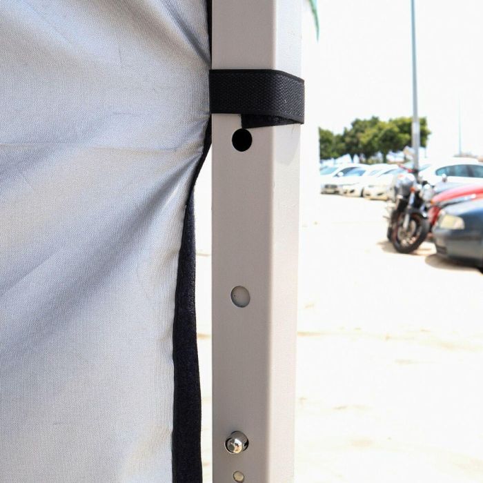 Pared de Carpa OCC Motorsport OCCCARP31 Racing Negro Poliéster 420D Oxford 3 x 2 m Ventana 2 Unidades 3