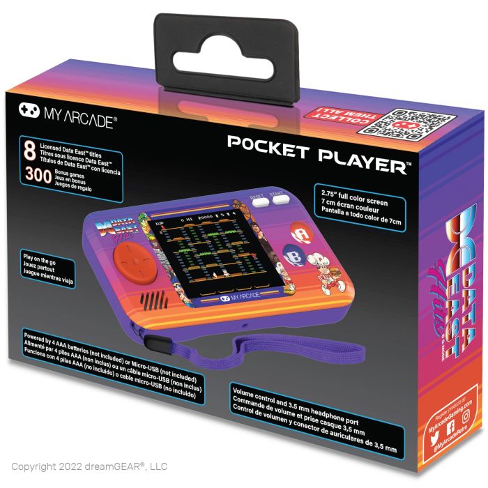 My Arcade Pocket Player Data East 308 Games DGUNL-4127 2 My Arcade Pocket Player Data East 308 Games DGUNL-4127 2