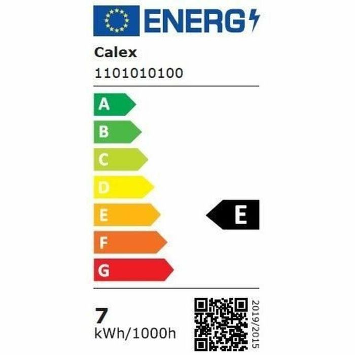 Bombilla LED E27 - CALEX - ESTÁNDAR A60 - Filamento recto - 7 W - 806 lm - 2700 K - Regulable - Transparente 2