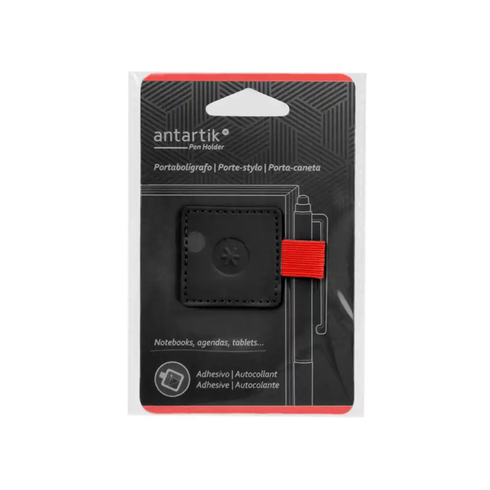 Antartik Portaboligrafos Autoadhesivo para Cuaderno Note con Elástico hasta 15mm Grosor, Negro y Rojo 0 Antartik Portaboligrafos Autoadhesivo para Cuaderno Note con Elástico hasta 15mm Grosor, Negro y Rojo 0