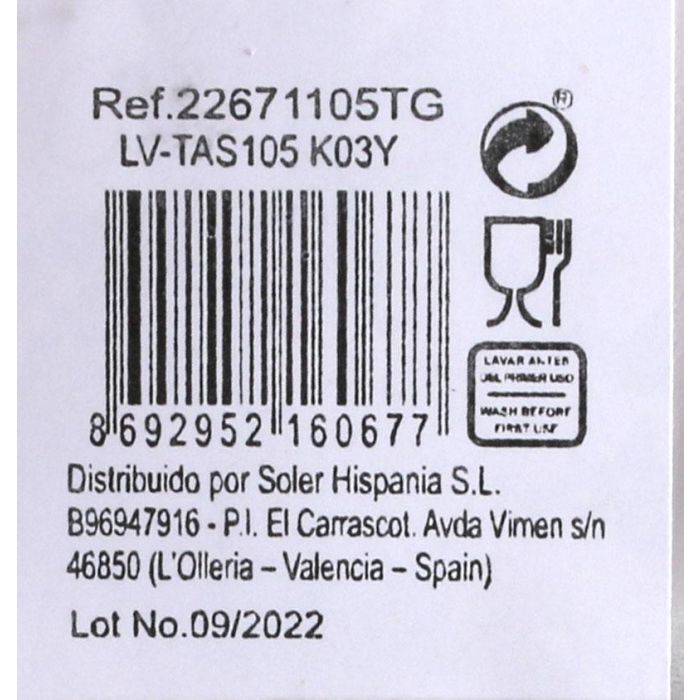 Lav Bote 1L C/Tapa Tasty (12 Unidades) 1