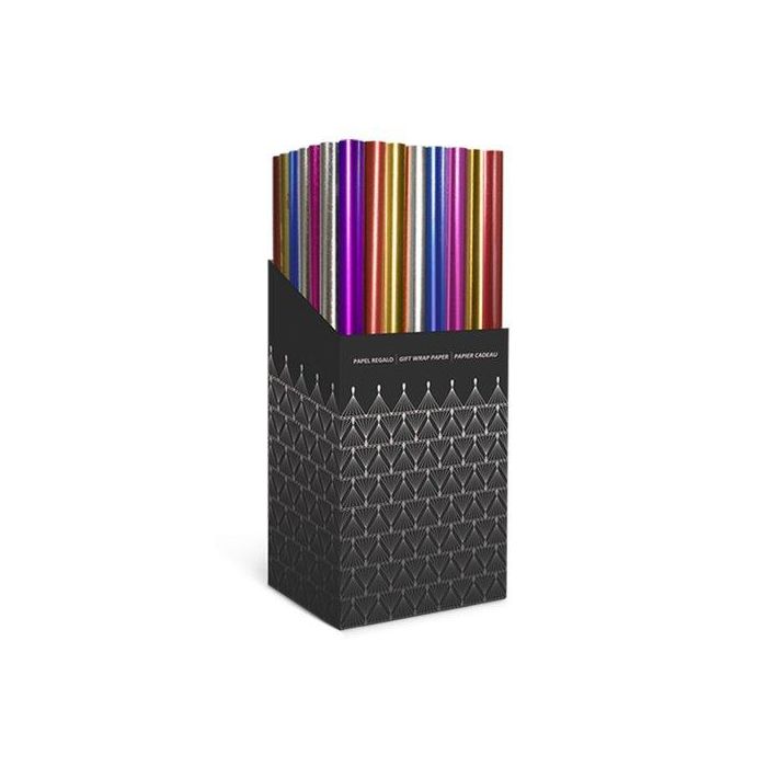 Papel De Regalo Rollo Tv 0,7X1,5 M (Caja De 60) Gofrado Liso