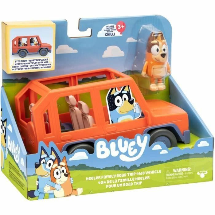Bluey BLU0630996176610 Coche de Bluey, Vehículo Familiar, con Figura de Chilli y Accesorios 5 Bluey BLU0630996176610 Coche de Bluey, Vehículo Familiar, con Figura de Chilli y Accesorios 5