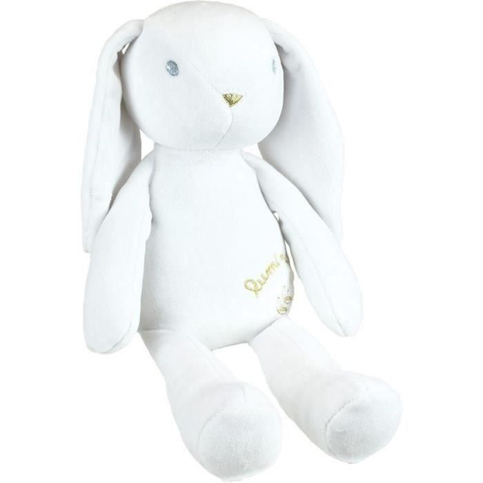 Jemini LIMINOU Conejo de peluche luminoso, ultrasuave para calmar miedo a la oscuridad y ayudar a dormir, 30 cm 1