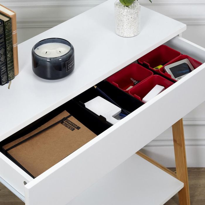 Je cherche une Idee Juego de 7 Cajas de Almacenamiento Flexibles y Apilables de Plástico PE 1