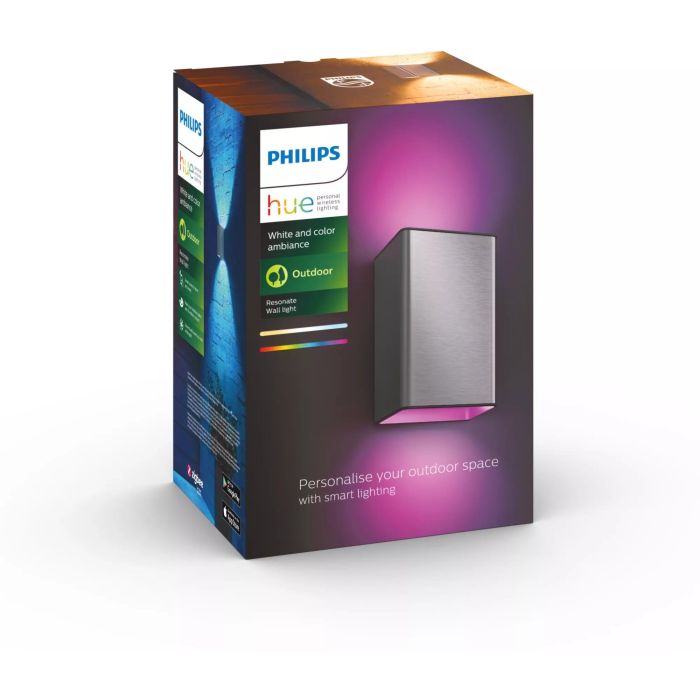 Philips Hue White & Color Ambiance Resonate Wandleuchte Silber 1200lm 4 Philips Hue White & Color Ambiance Resonate Wandleuchte Silber 1200lm 4