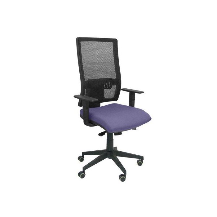 Silla Piqueras Y Crespo Horna Brazos Regulables Mecanismo Sincro Apoyo Lumbar Respaldo Malla Transpirable Y Asiento Tapizado Bali Azul Claro
