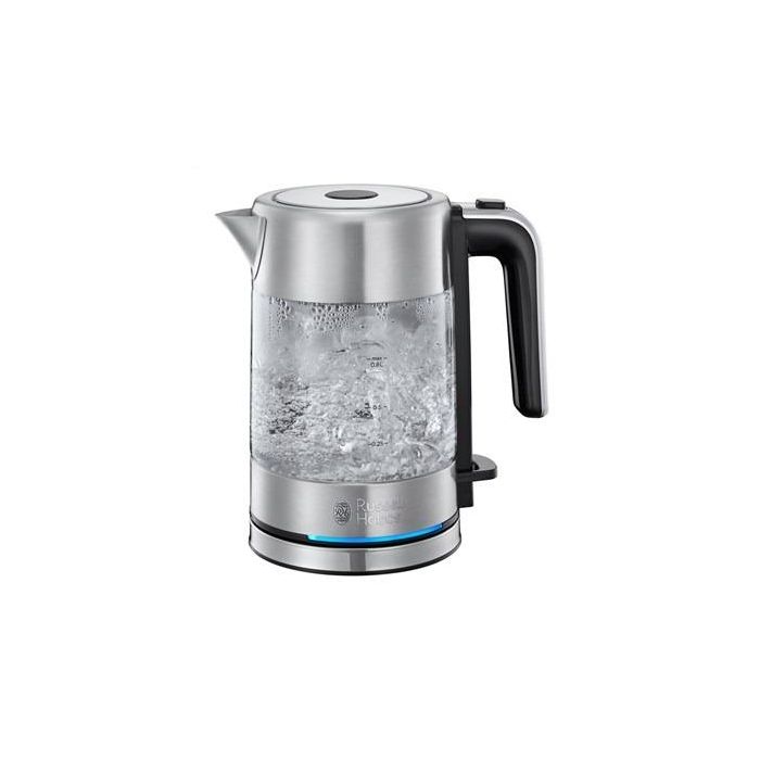Russell Hobbs 24191-70 Hervidor de Vidrio Compact Home, Acero Inoxidable y Luz Indicadora Azul 0 Russell Hobbs 24191-70 Hervidor de Vidrio Compact Home, Acero Inoxidable y Luz Indicadora Azul 0