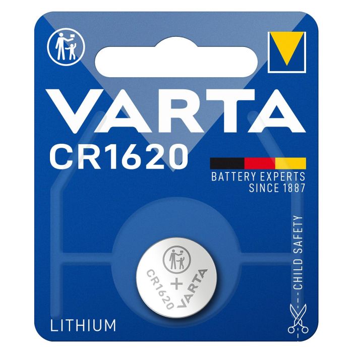 Varta Pila de Botón Litio CR1620 3V Ø16x2.0 mm 1 Unidad
