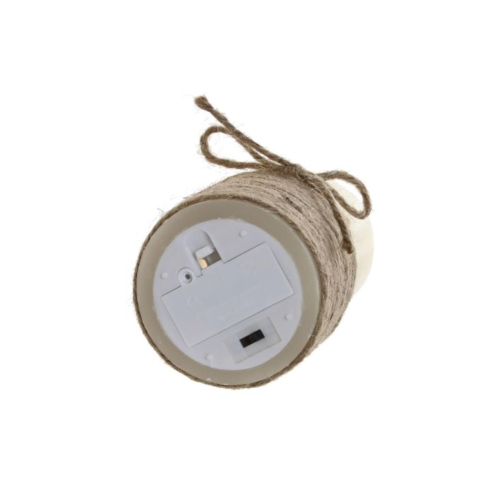 DKD Home Decor Vela LED de Cera con Movimiento, Crema y Marrón, 7.5x7.5x12.5 cm, Pack de 16 Unidades para Decoración 4 DKD Home Decor Vela LED de Cera con Movimiento, Crema y Marrón, 7.5x7.5x12.5 cm, Pack de 16 Unidades para Decoración 4