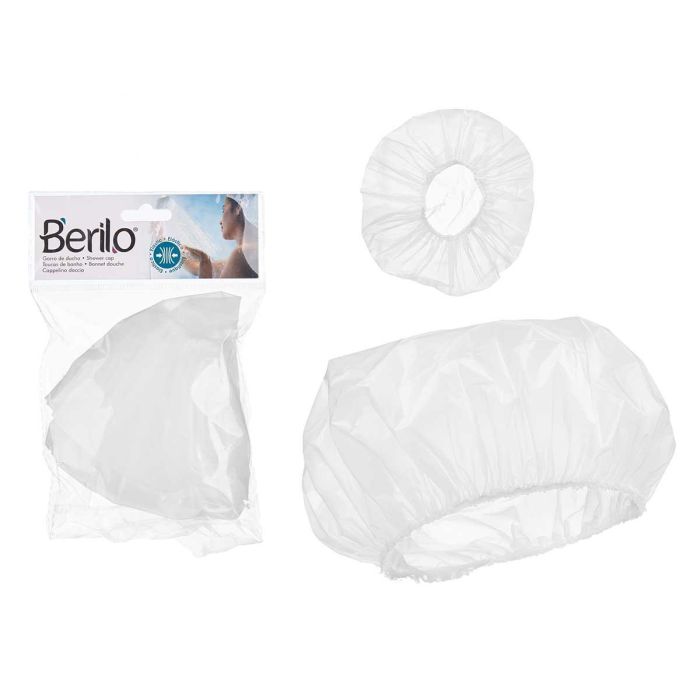 Gorro Ducha Plastico Blanco Berilo 14X22CM (48 Unidades) Gorro Ducha Plastico Blanco Berilo 14X22CM (48 Unidades)