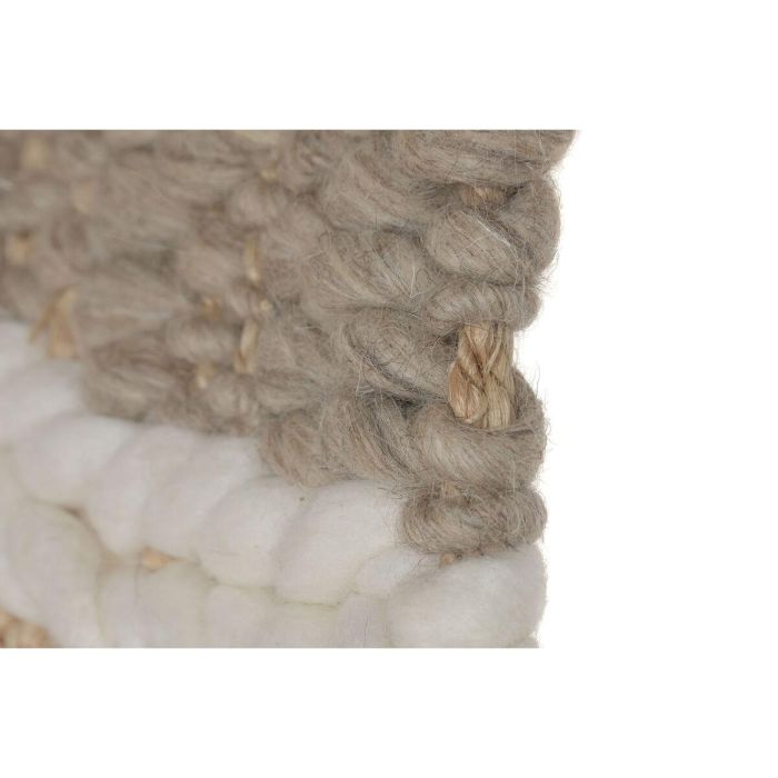 DKD Home Decor Tapiz Natural Beige 180 x 120 cm Lana Yute 1