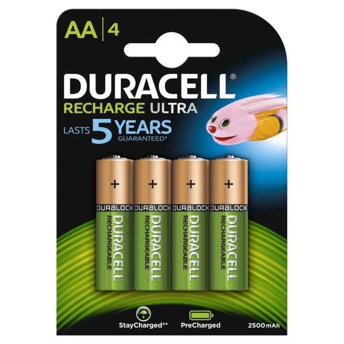 Pilas Recargables DURACELL HR06-P AA NiMh 2500 mAh (4 pcs)